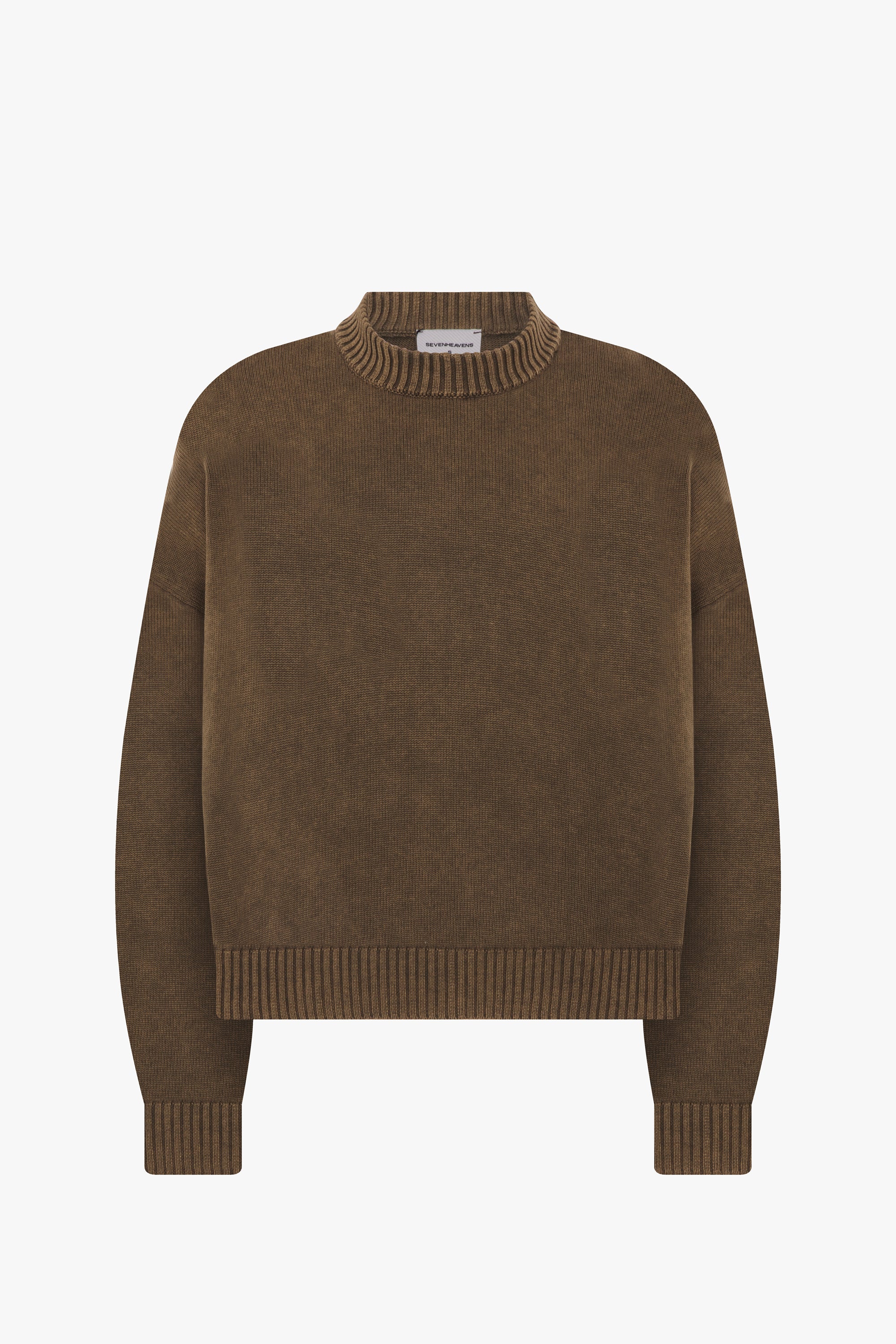 Cropped Knit Sweater - Image 5