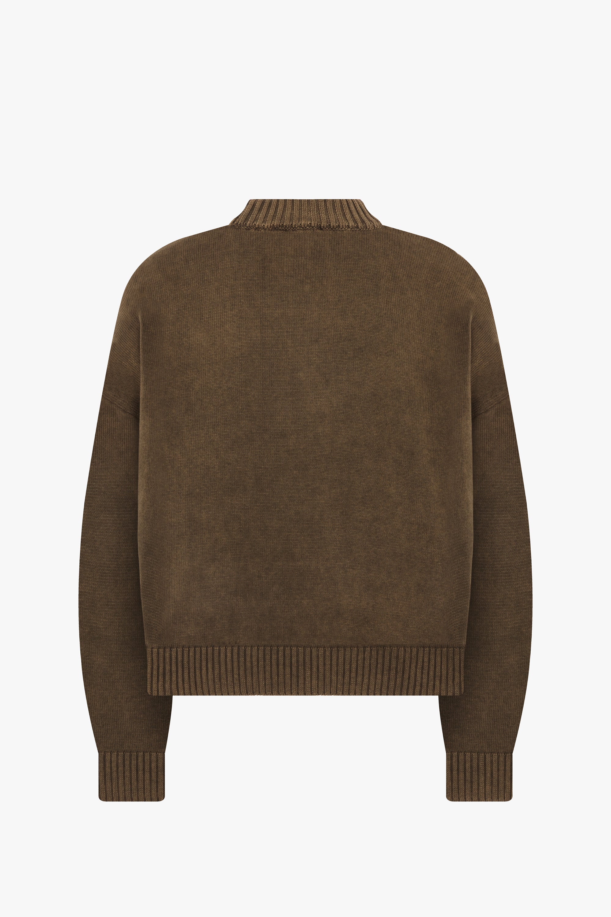 Cropped Knit Sweater - Image 6
