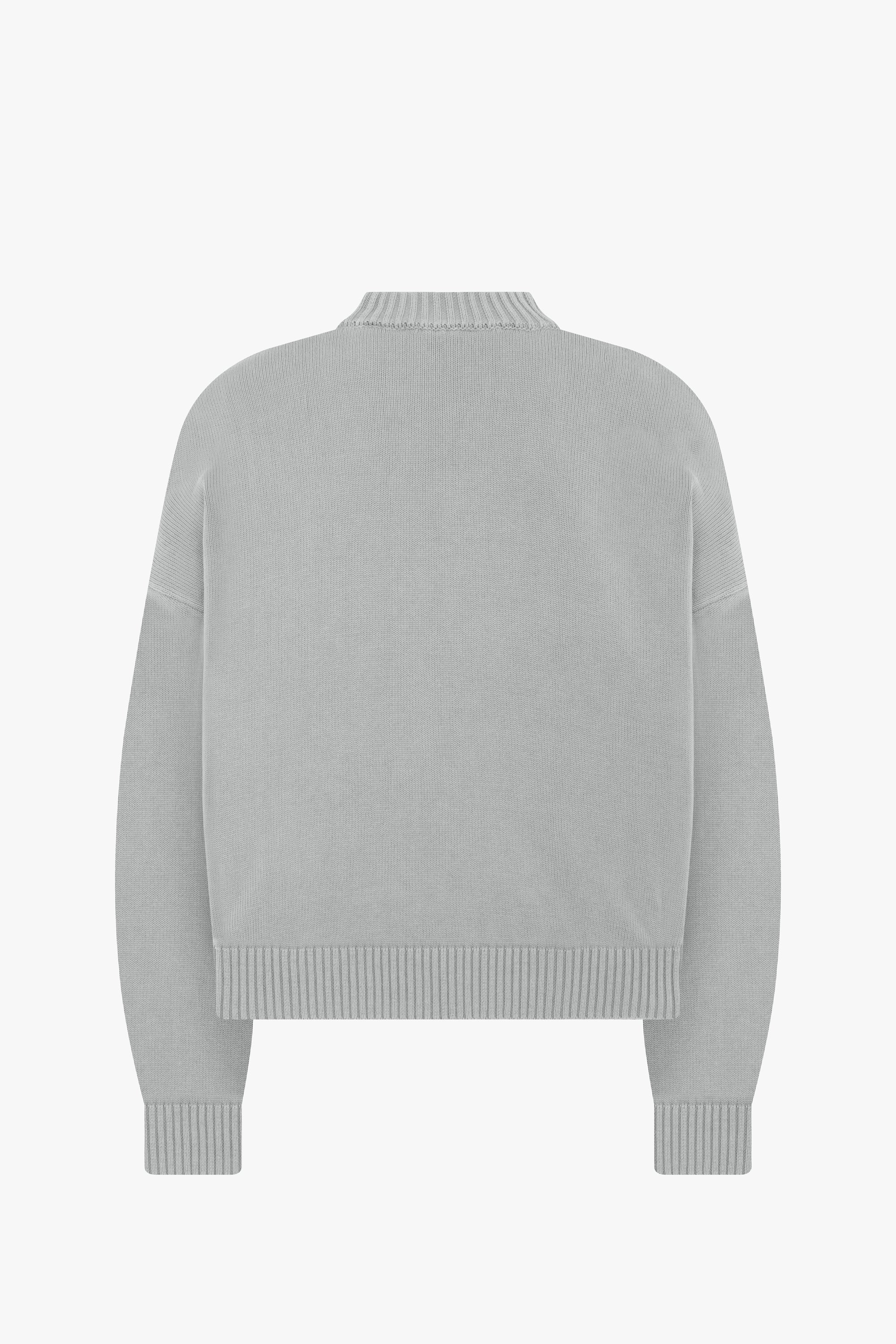 Cropped Knit Sweater - Image 6