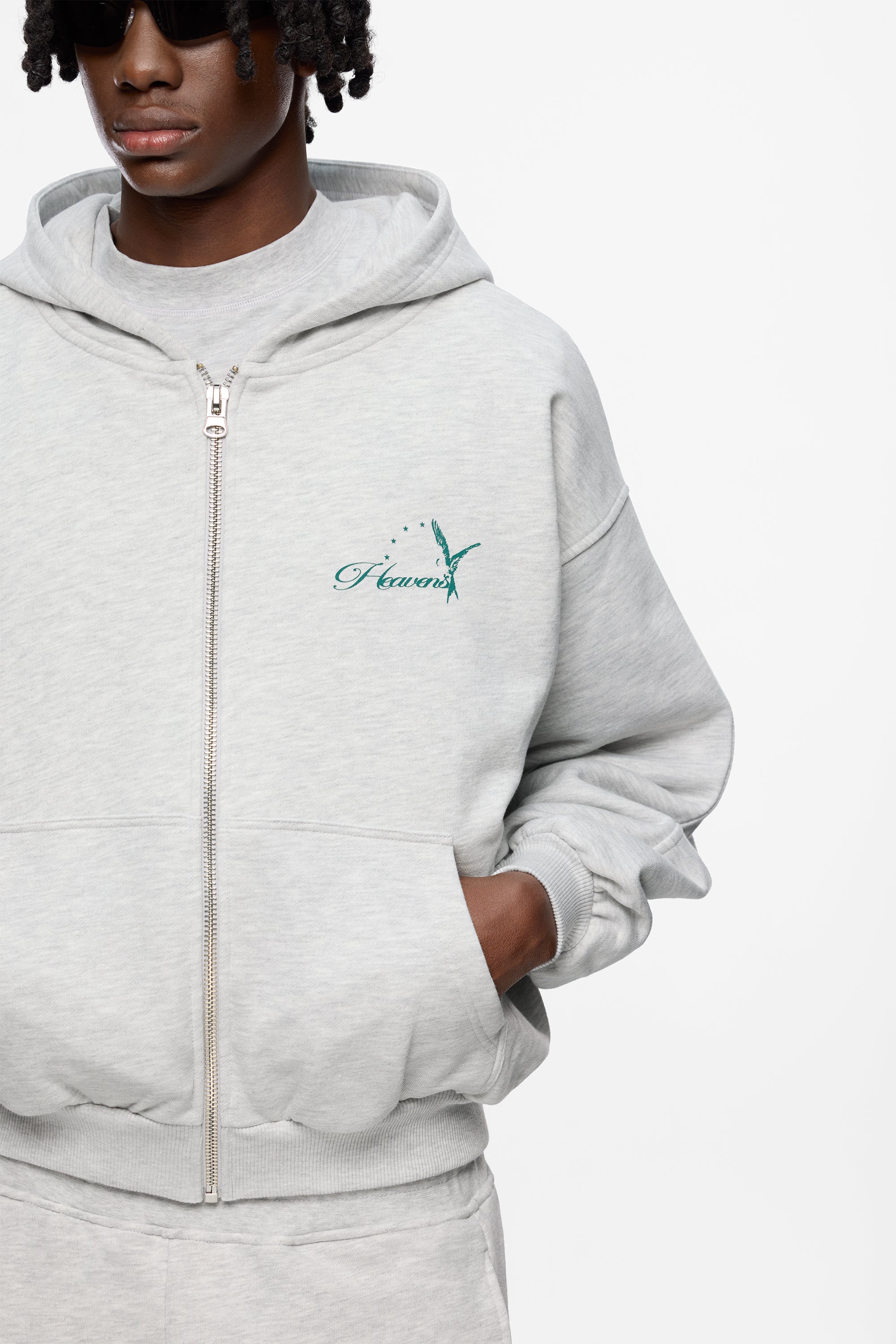 Bird Logo Zip Hoodie - Image 4