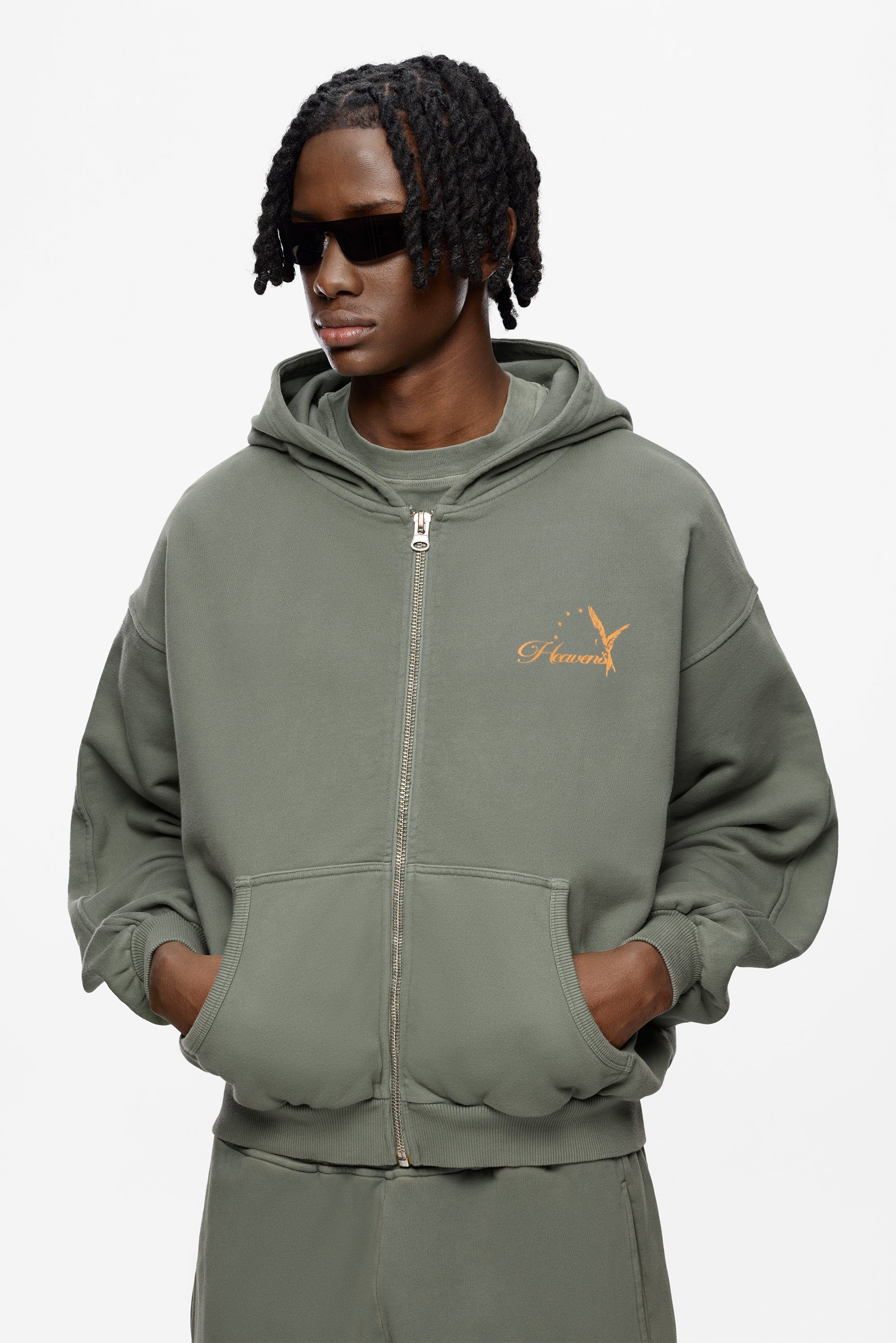 Bird Logo Zip Hoodie - Image 3