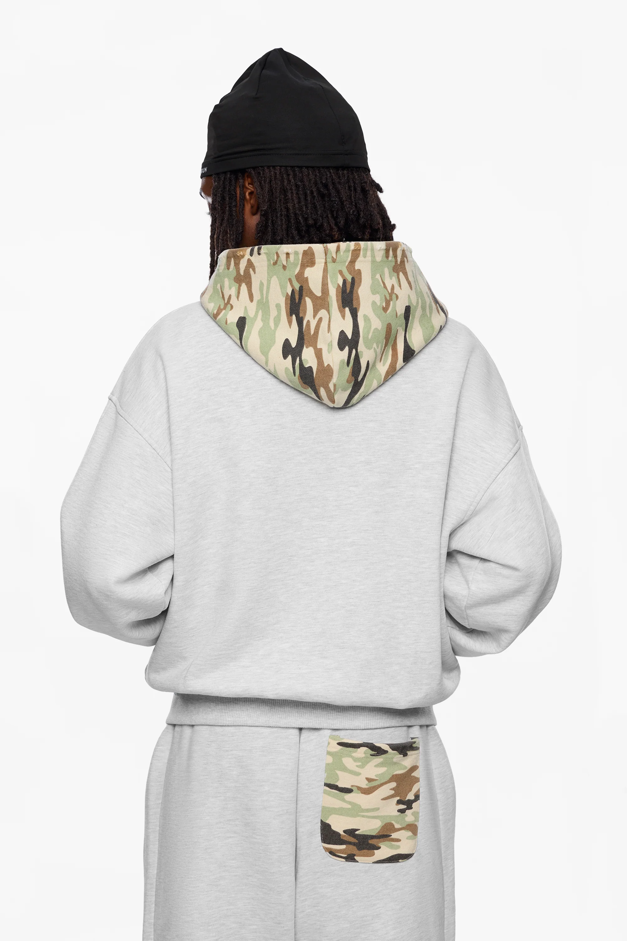 Camo Cap Zip Hoodie - Image 3