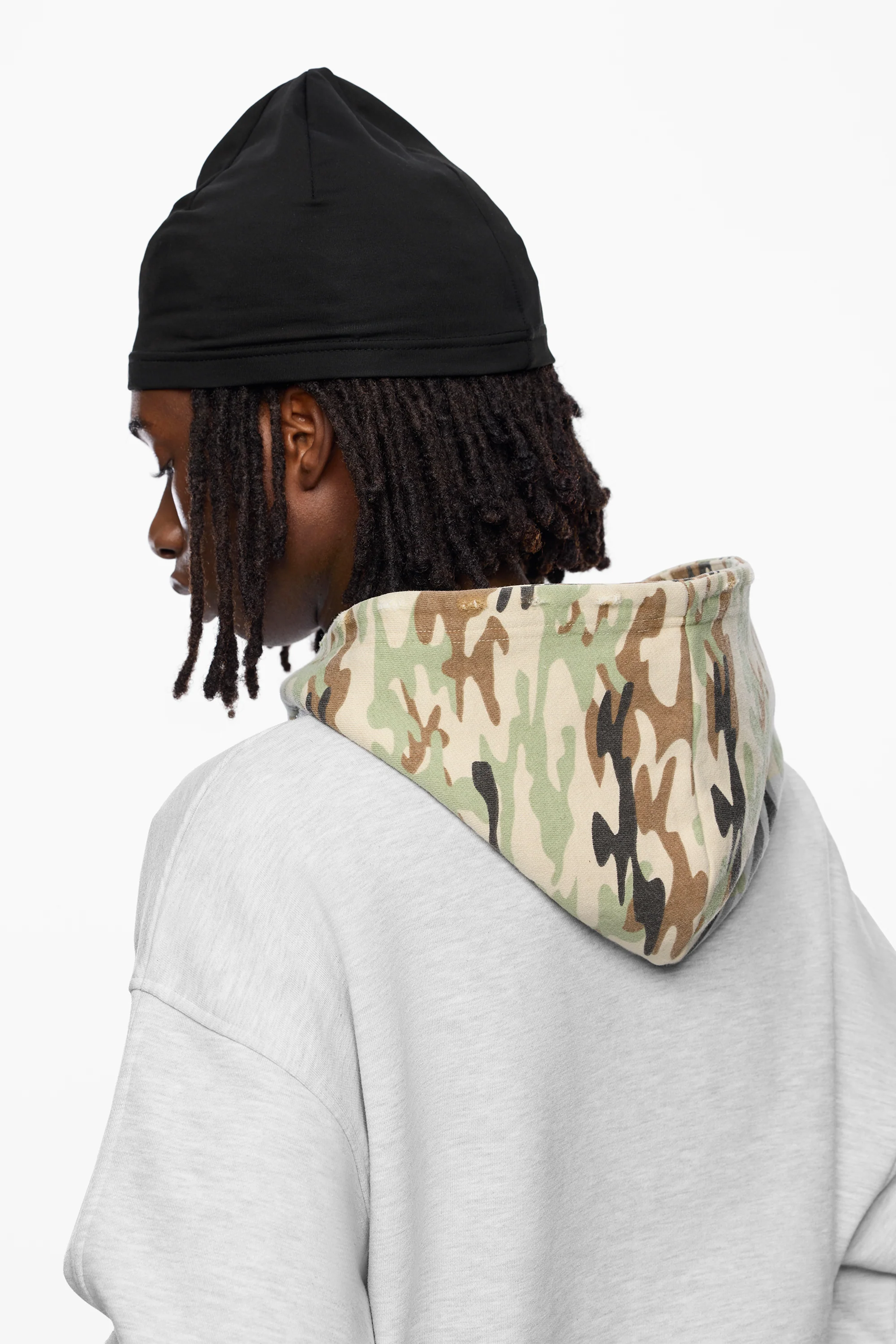 Camo Cap Zip Hoodie - Image 4