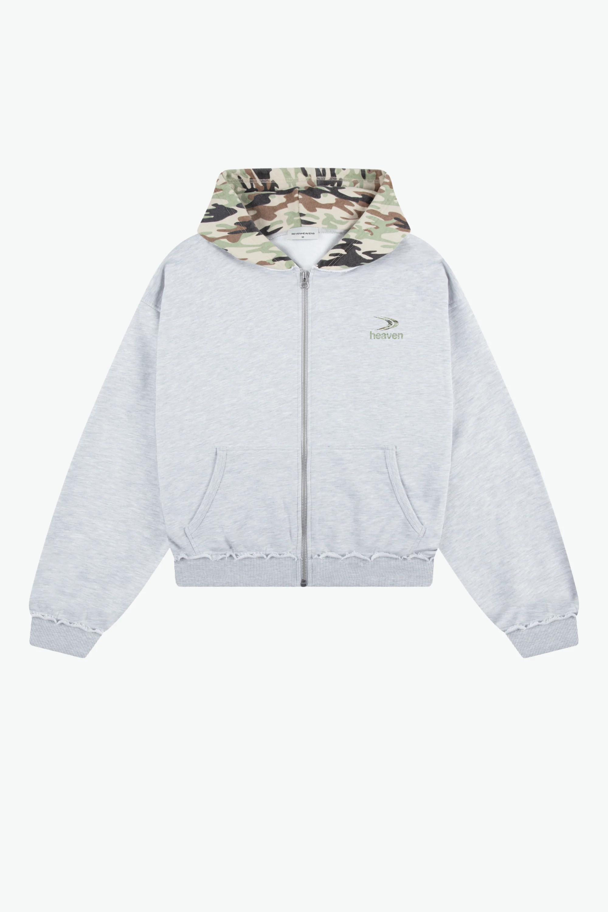 Camo Cap Zip Hoodie - Image 6