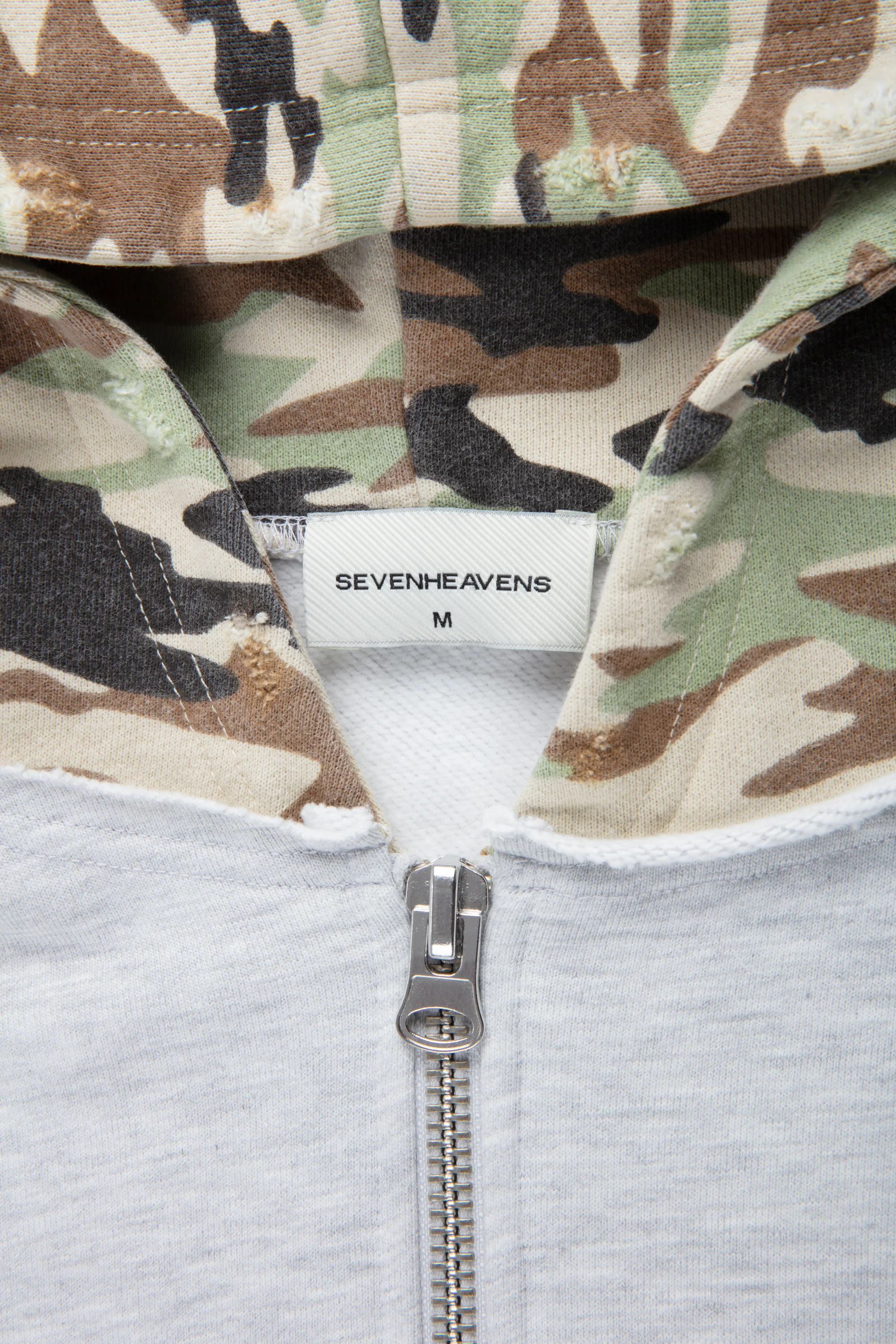 Camo Cap Zip Hoodie - Image 8
