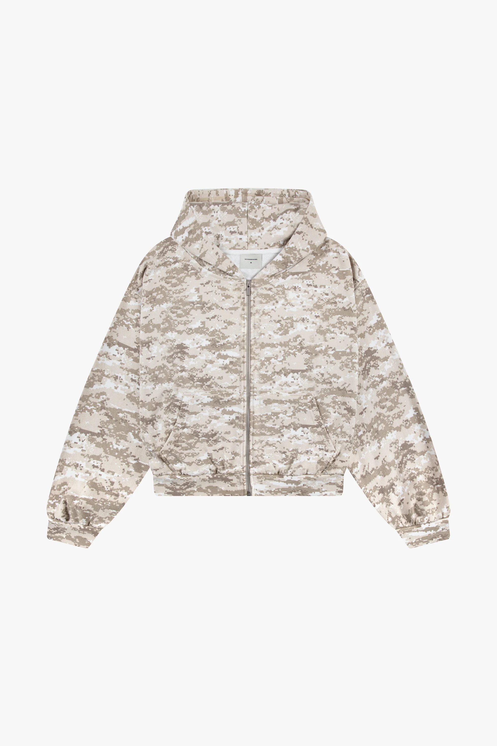 Digital Camo Blank Zip Hoodie - Image 3