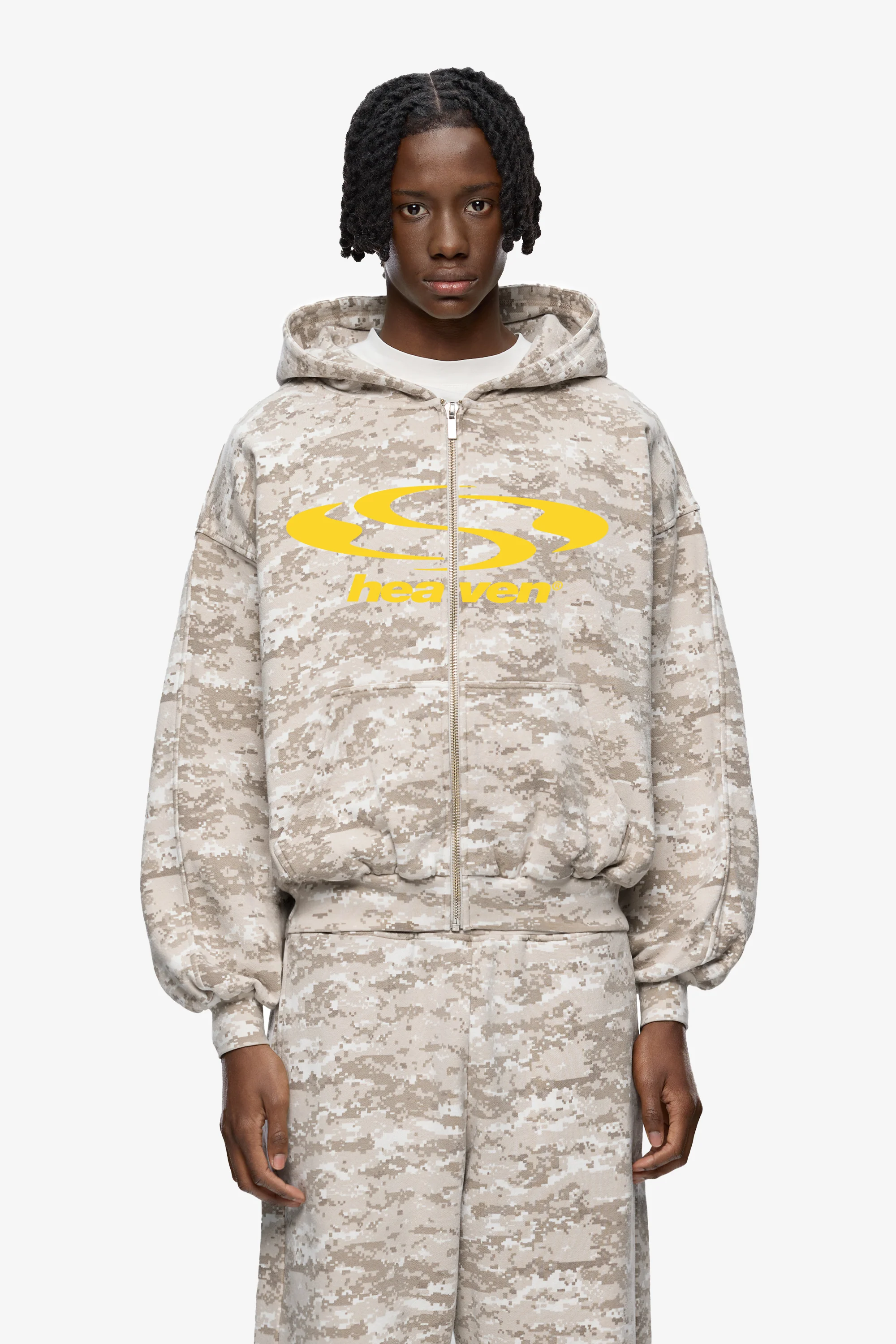 Digital Camo Zip Hoodie