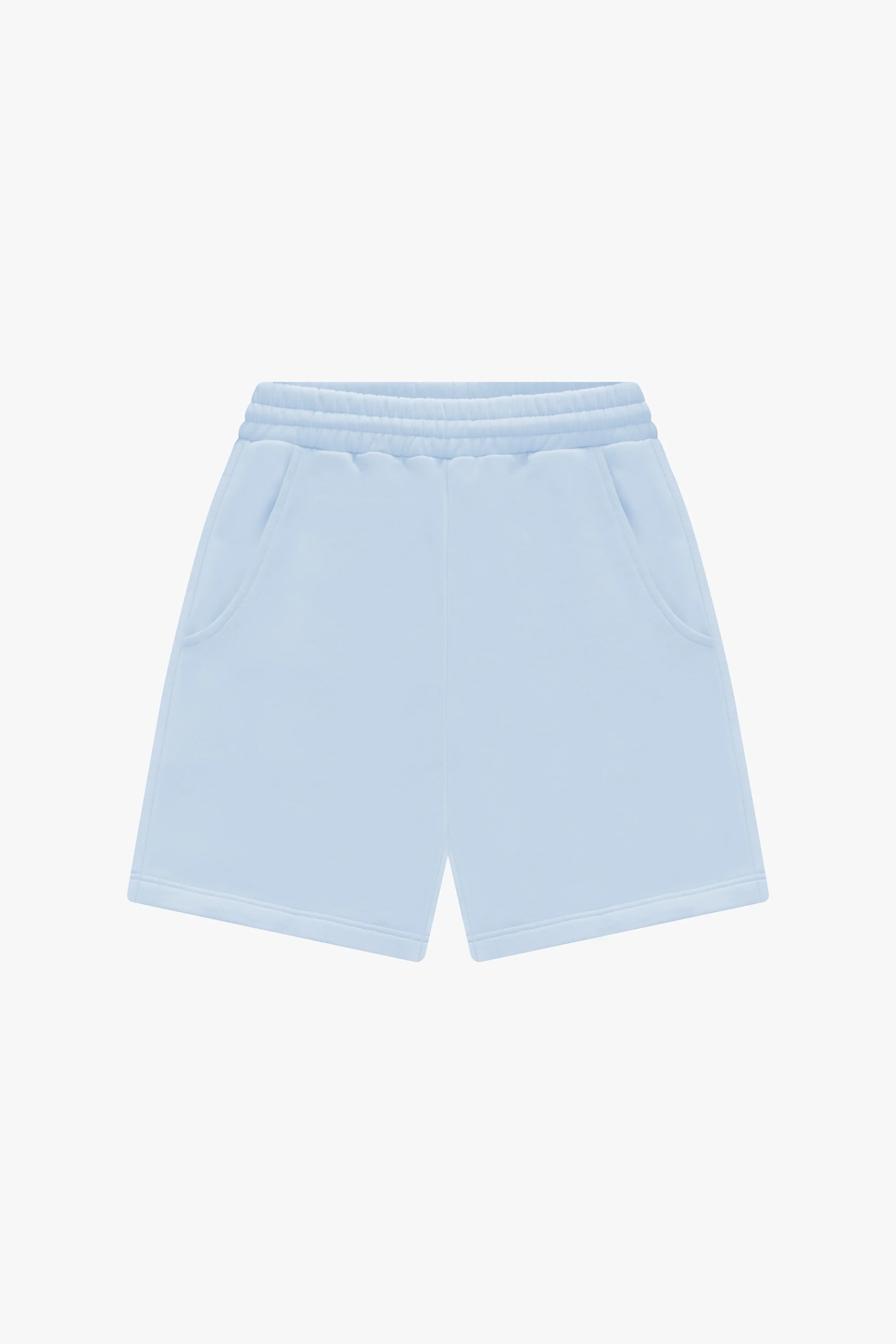 Heavy Blank Shorts Set Baby Blue - Image 2