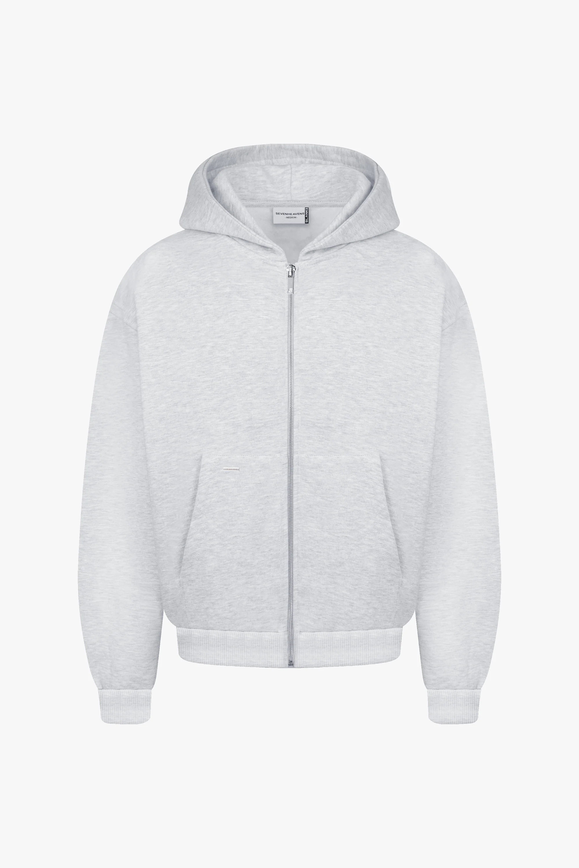 Heavy Blank Zip Hoodie