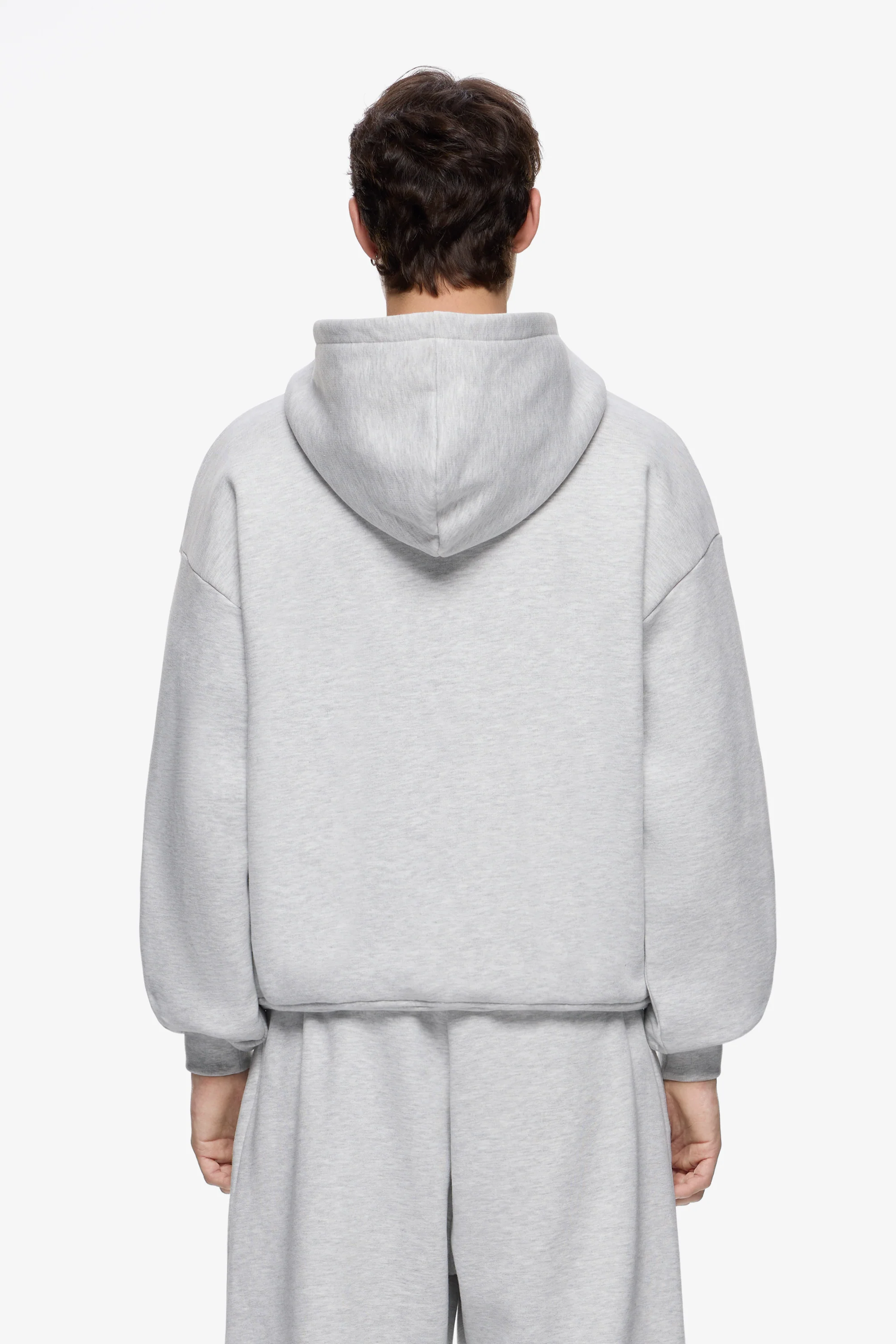 Heavy Blank Zip Hoodie - Image 5