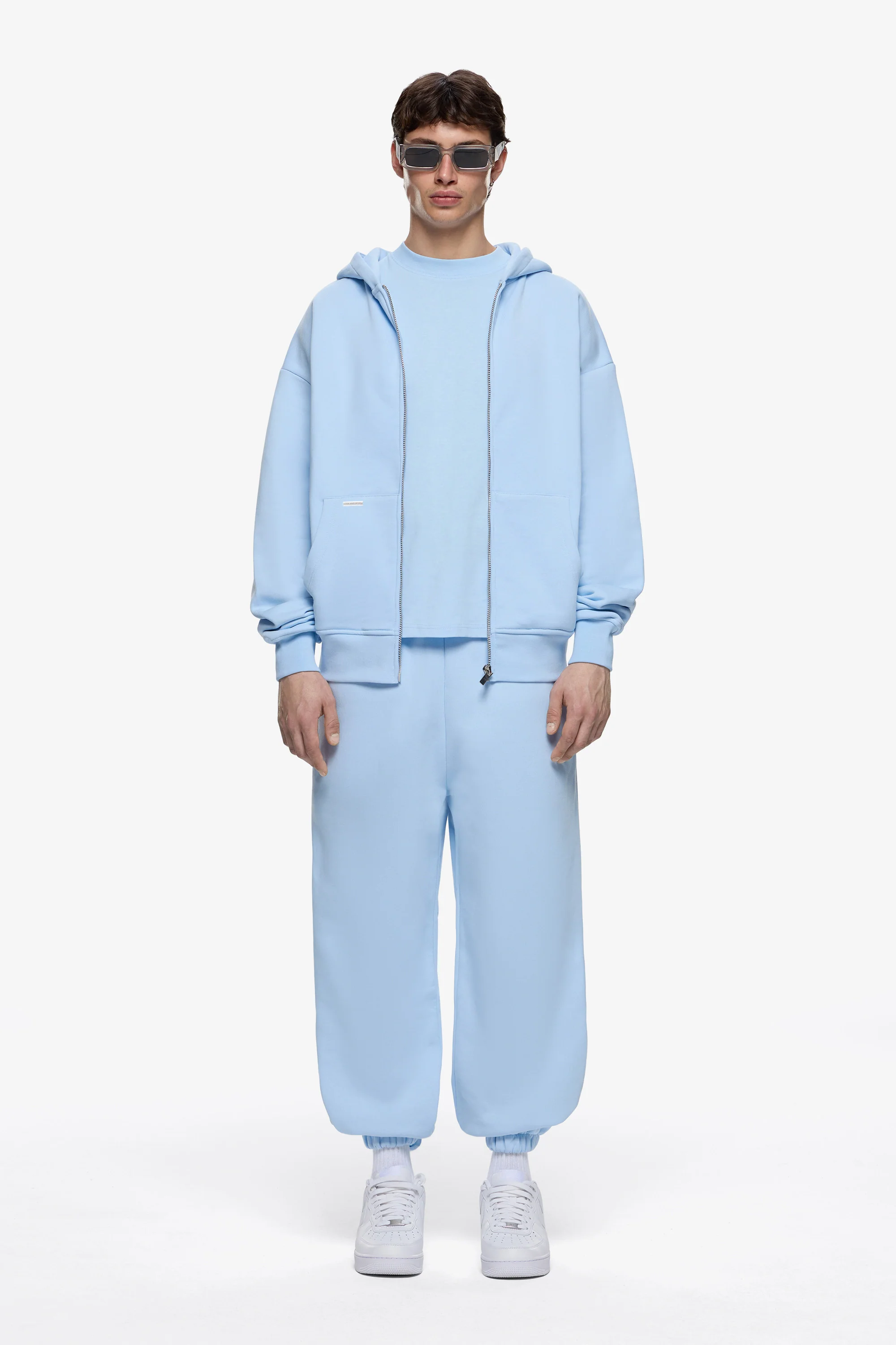Heavy Blank Zip Hoodie - Image 6