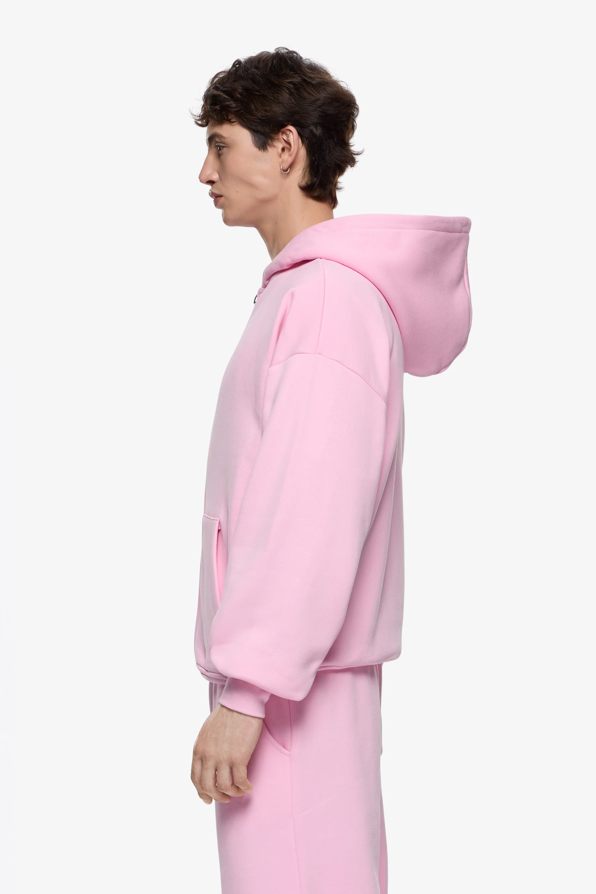 Heavy Blank Zip Hoodie - Image 4