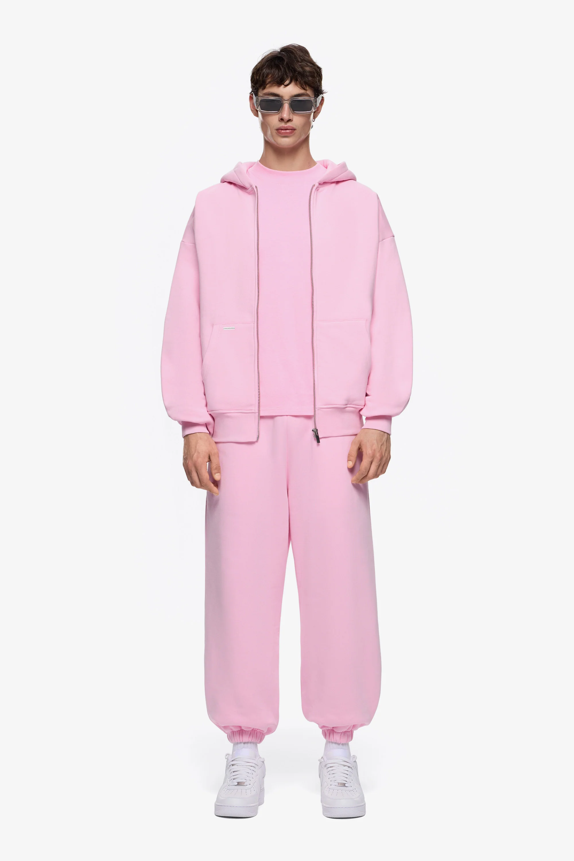 Heavy Blank Zip Hoodie - Image 6