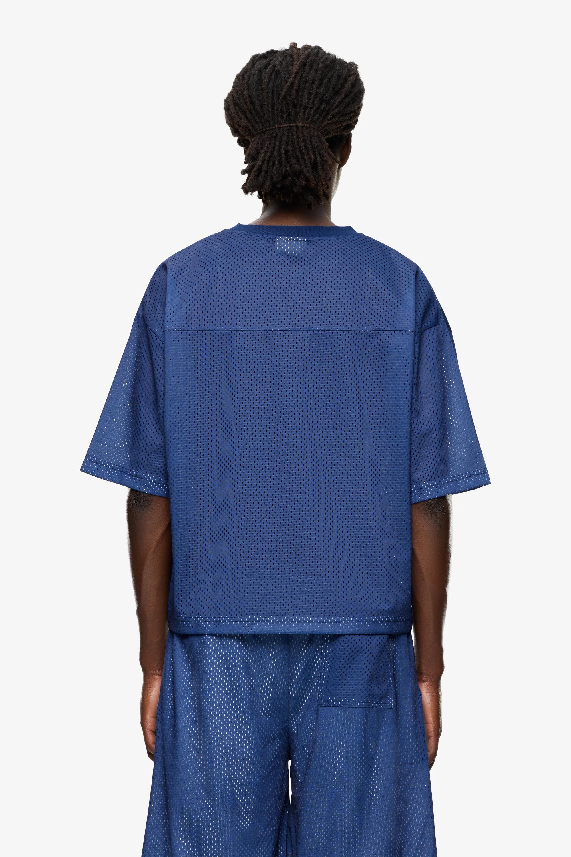 Mesh T-Shirt Navy / L - Image 2
