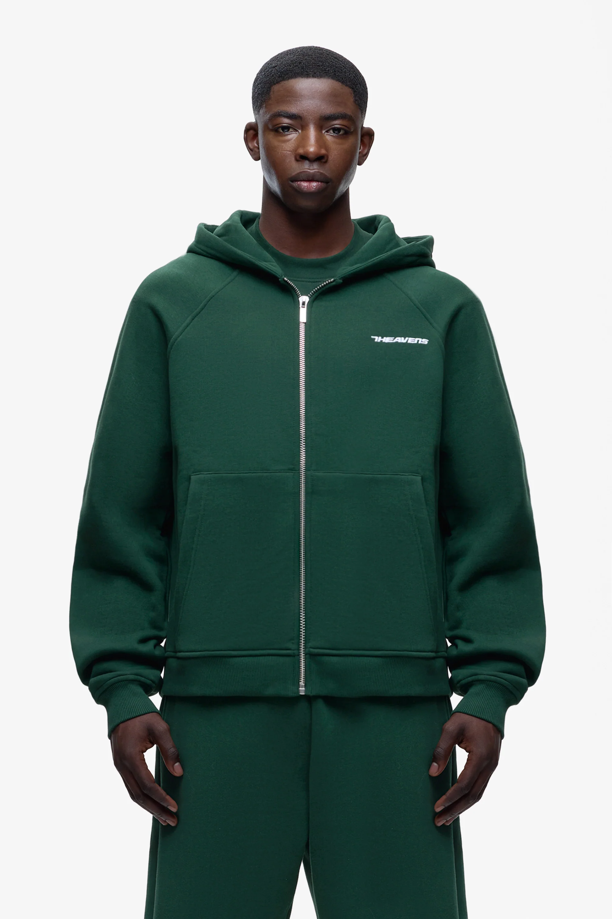 Logo Zip Hoodie