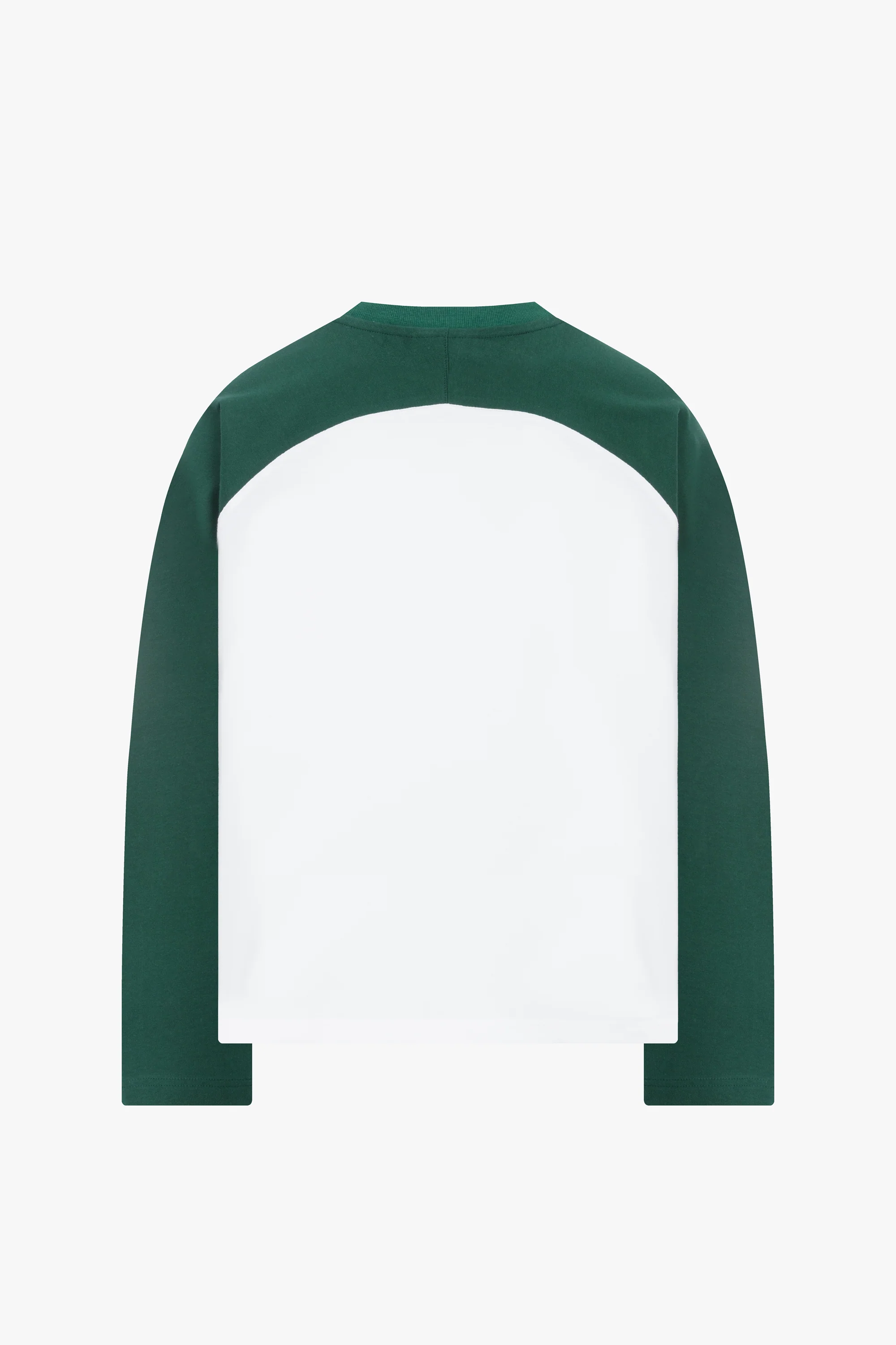 Script Two Tone Long Sleeve Forest Green / S - Image 2