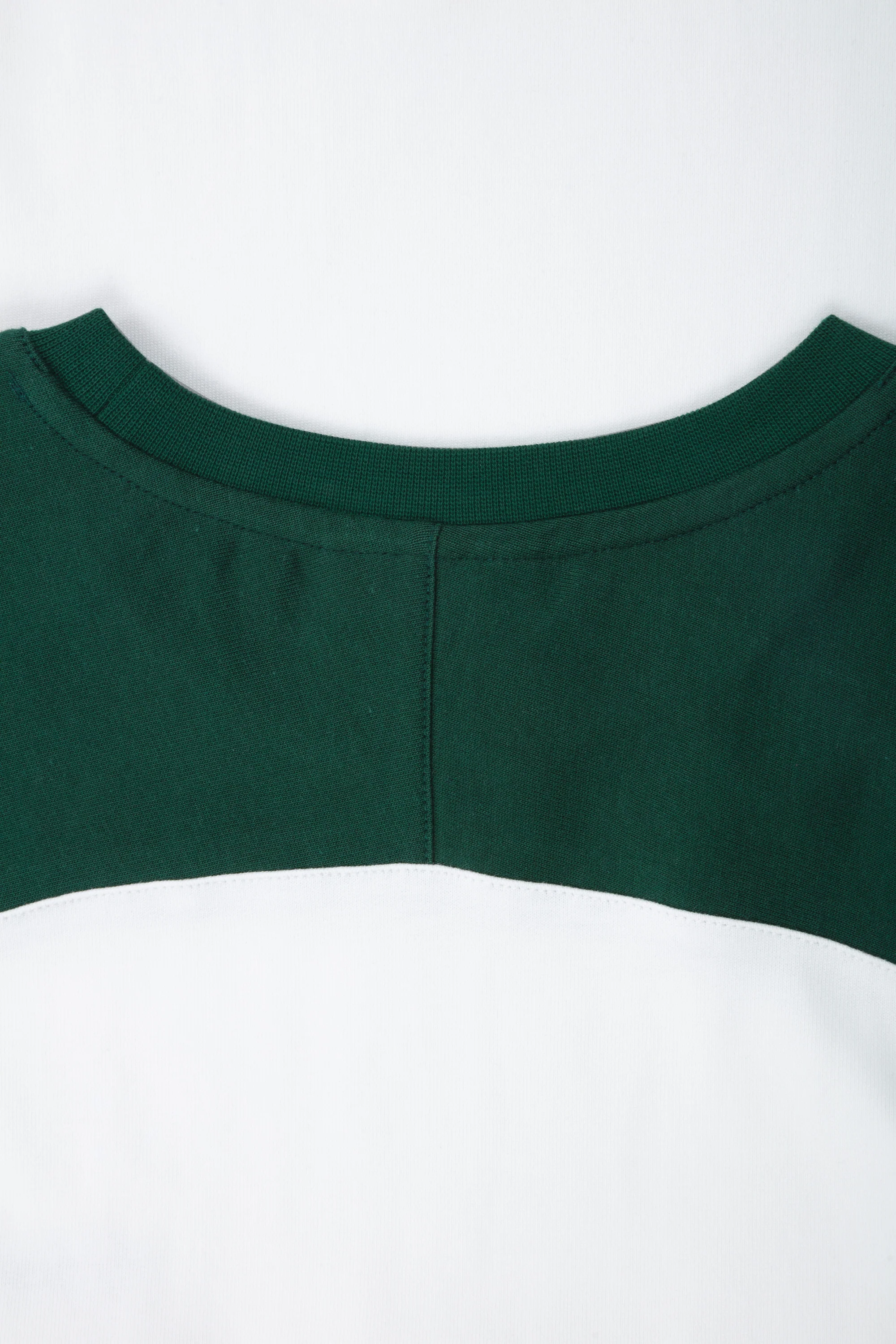Script Two Tone Long Sleeve Forest Green / S - Image 5