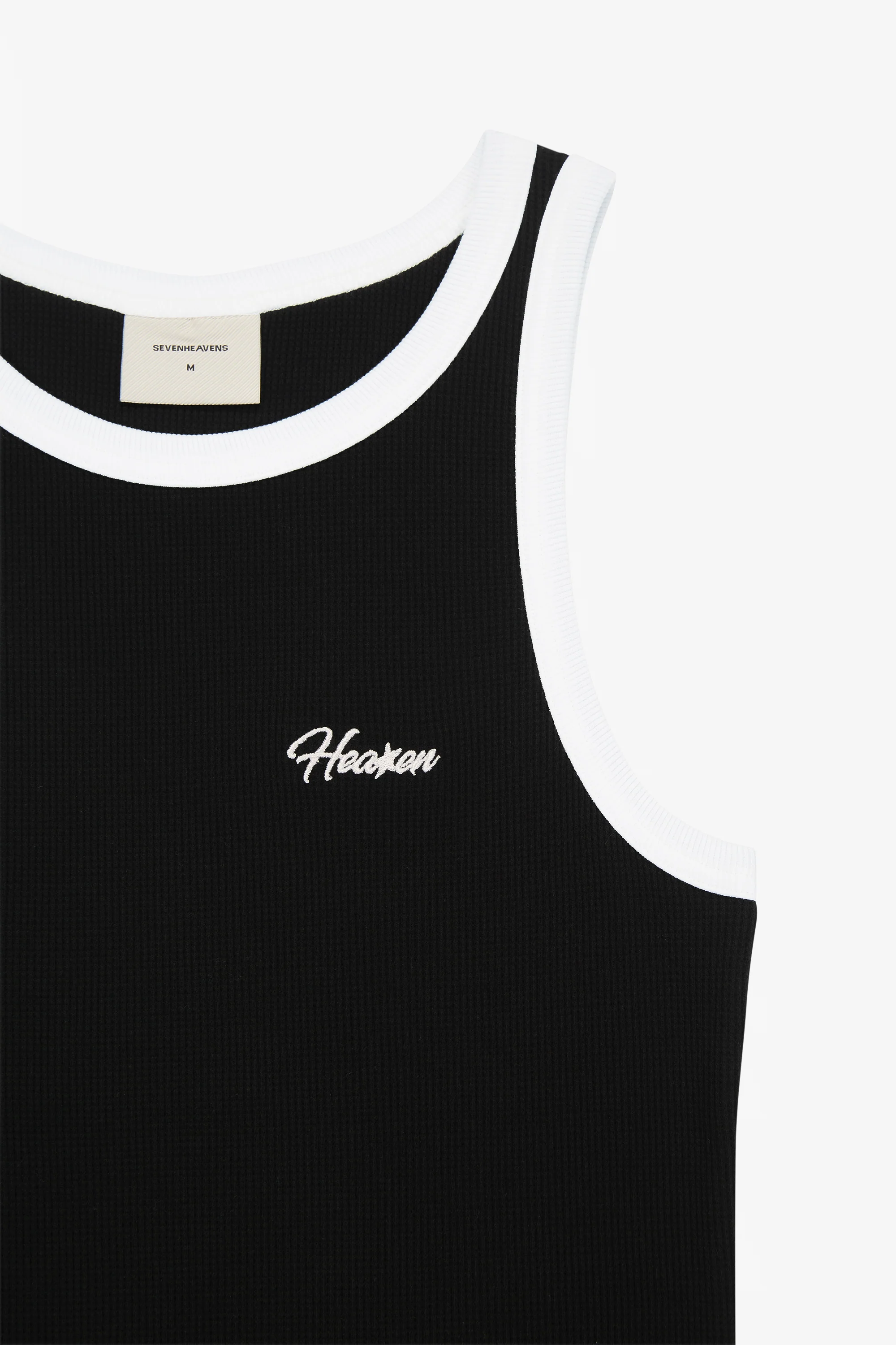 Script Waffle Tank Top - Image 3