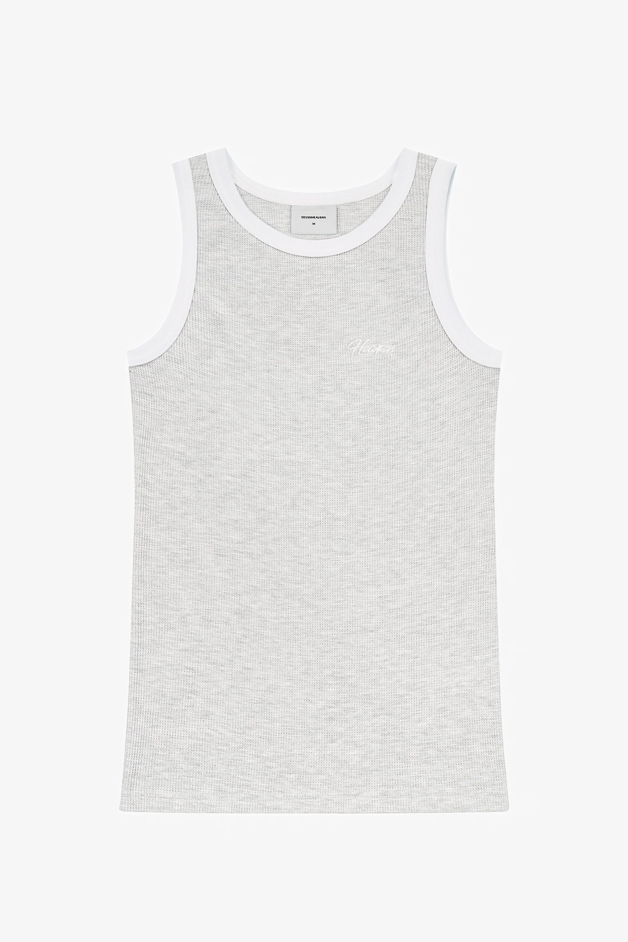 Script Waffle Tank Top