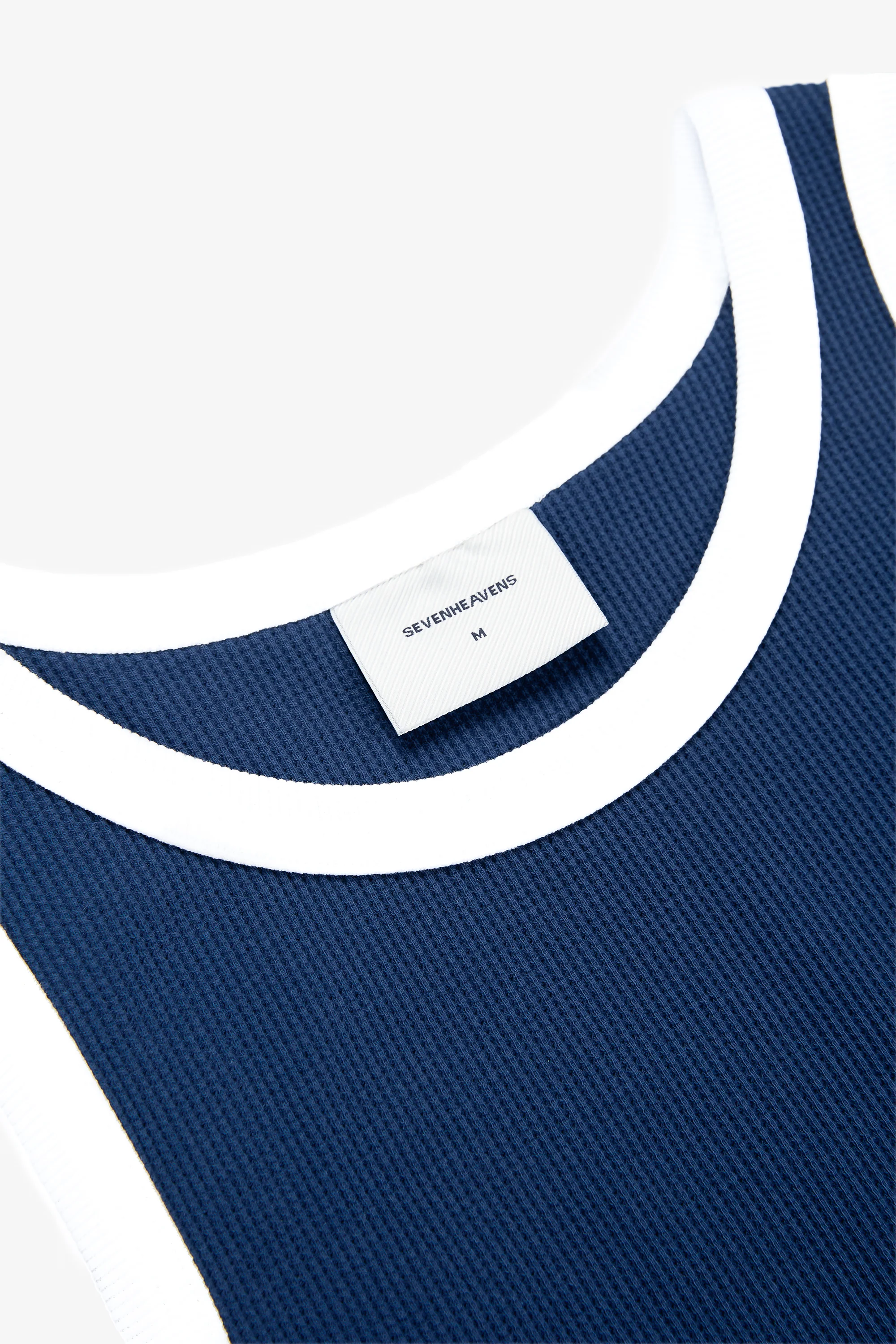 Script Waffle Tank Top - Image 4