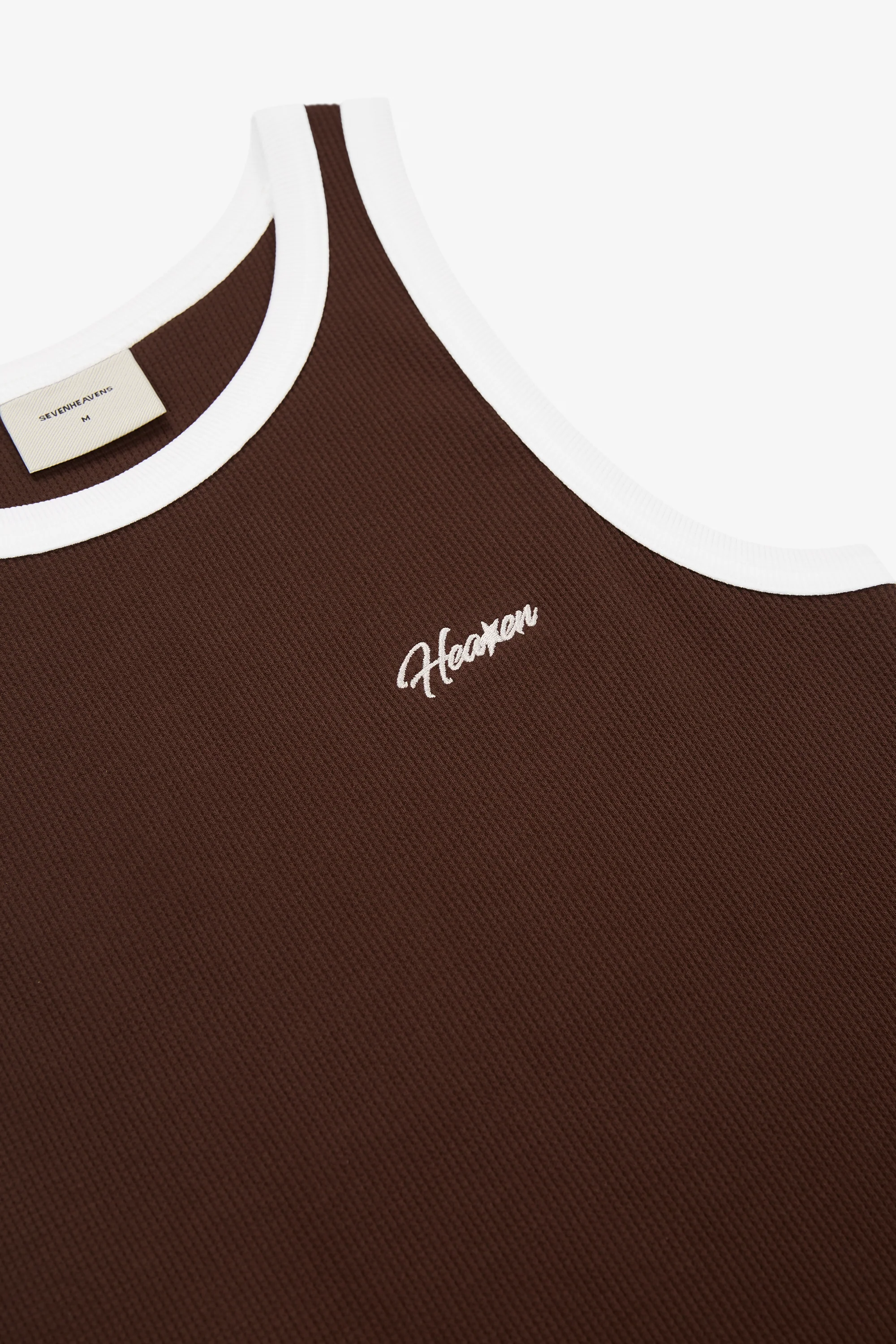 Script Waffle Tank Top - Image 3