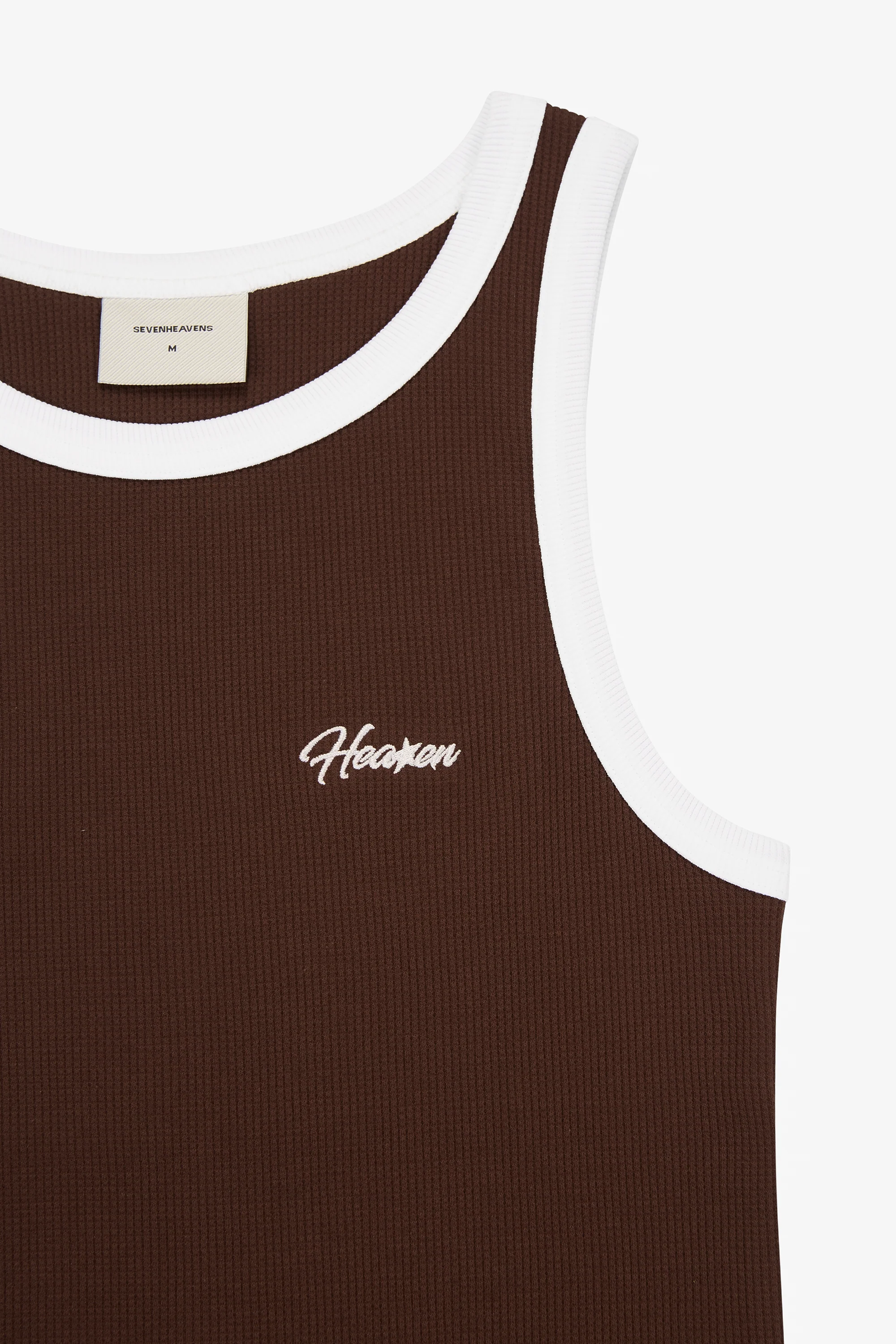 Script Waffle Tank Top - Image 4