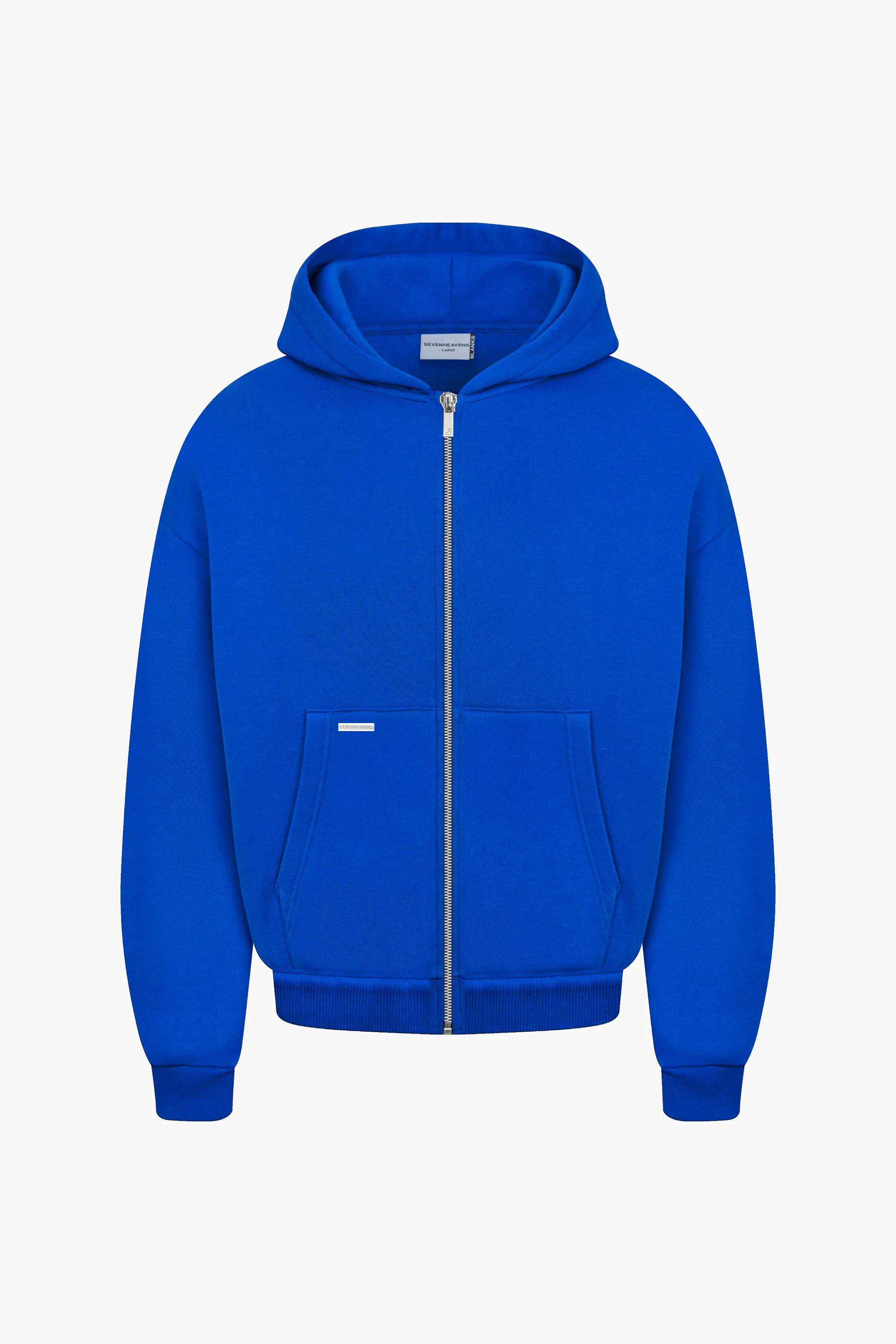 Heavy Blank Zip Hoodie