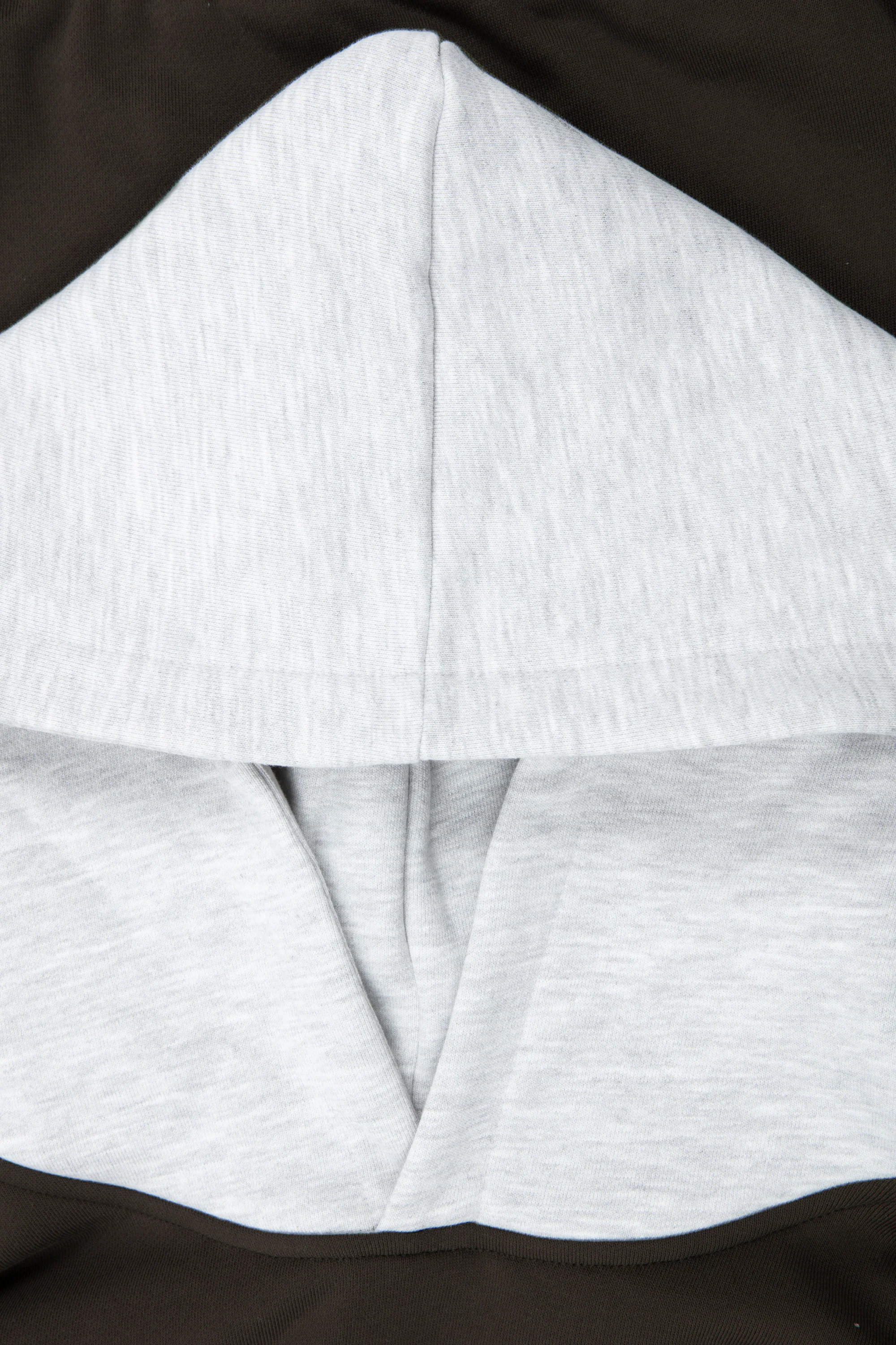 Two Tone Hoodie Dark Brown / S - Image 6