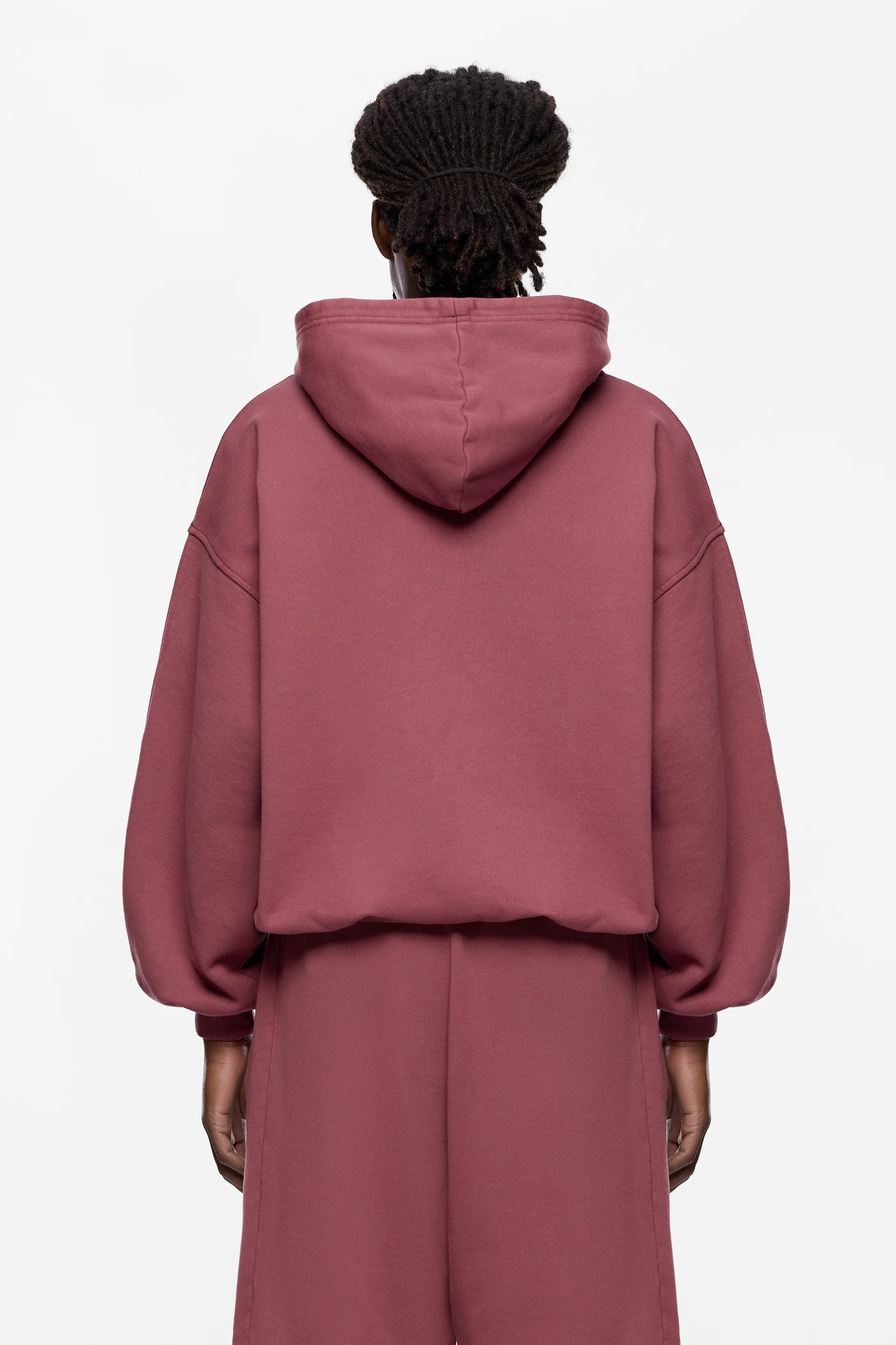 Washed Blank Zip Hoodie - Image 4