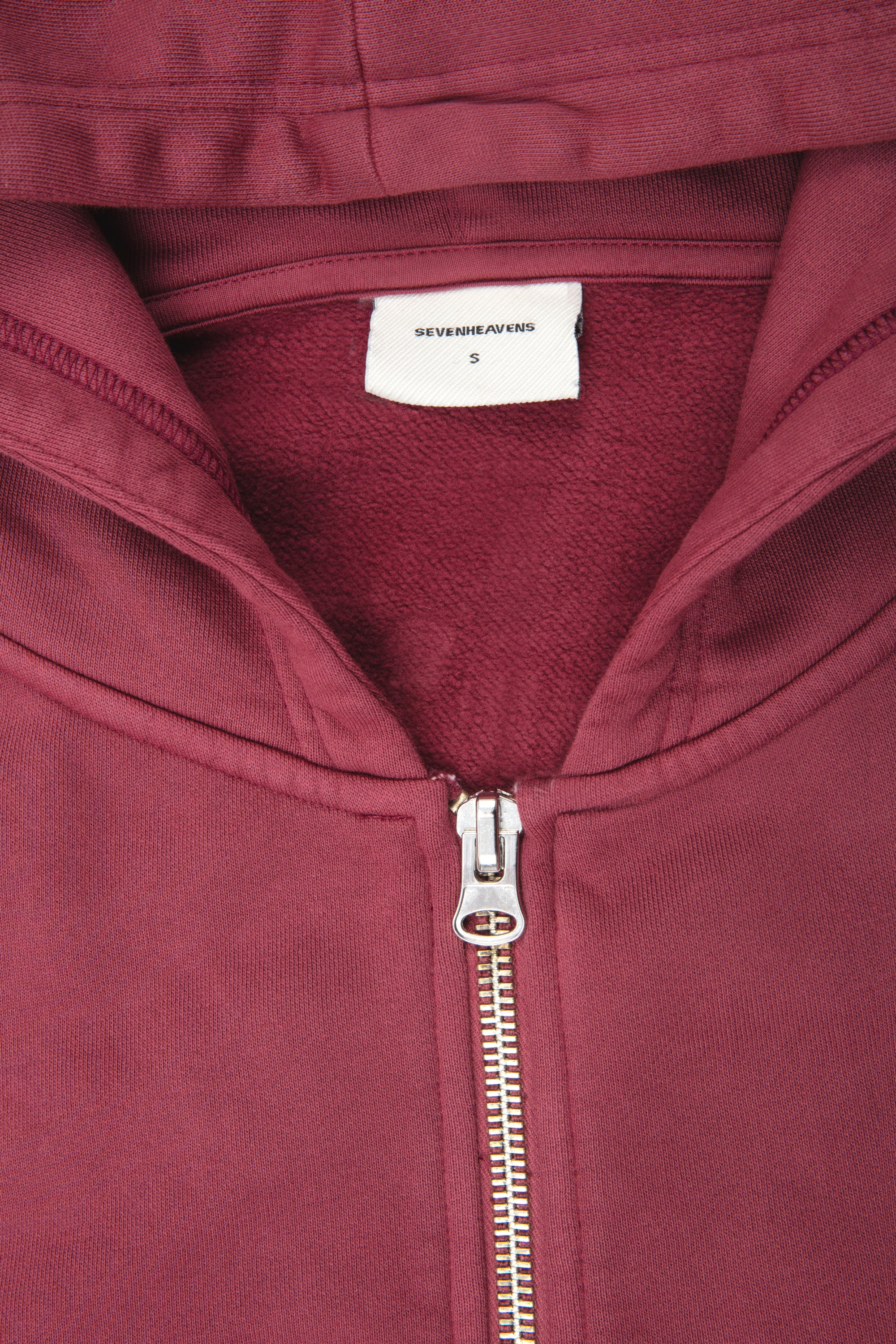 Washed Blank Zip Hoodie - Image 7