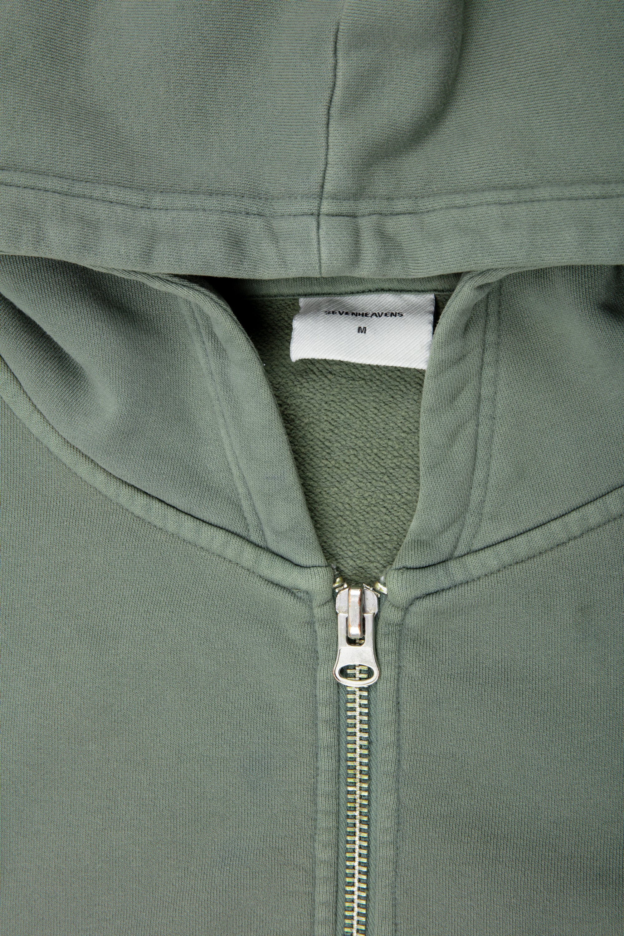 Washed Blank Zip Hoodie - Image 6