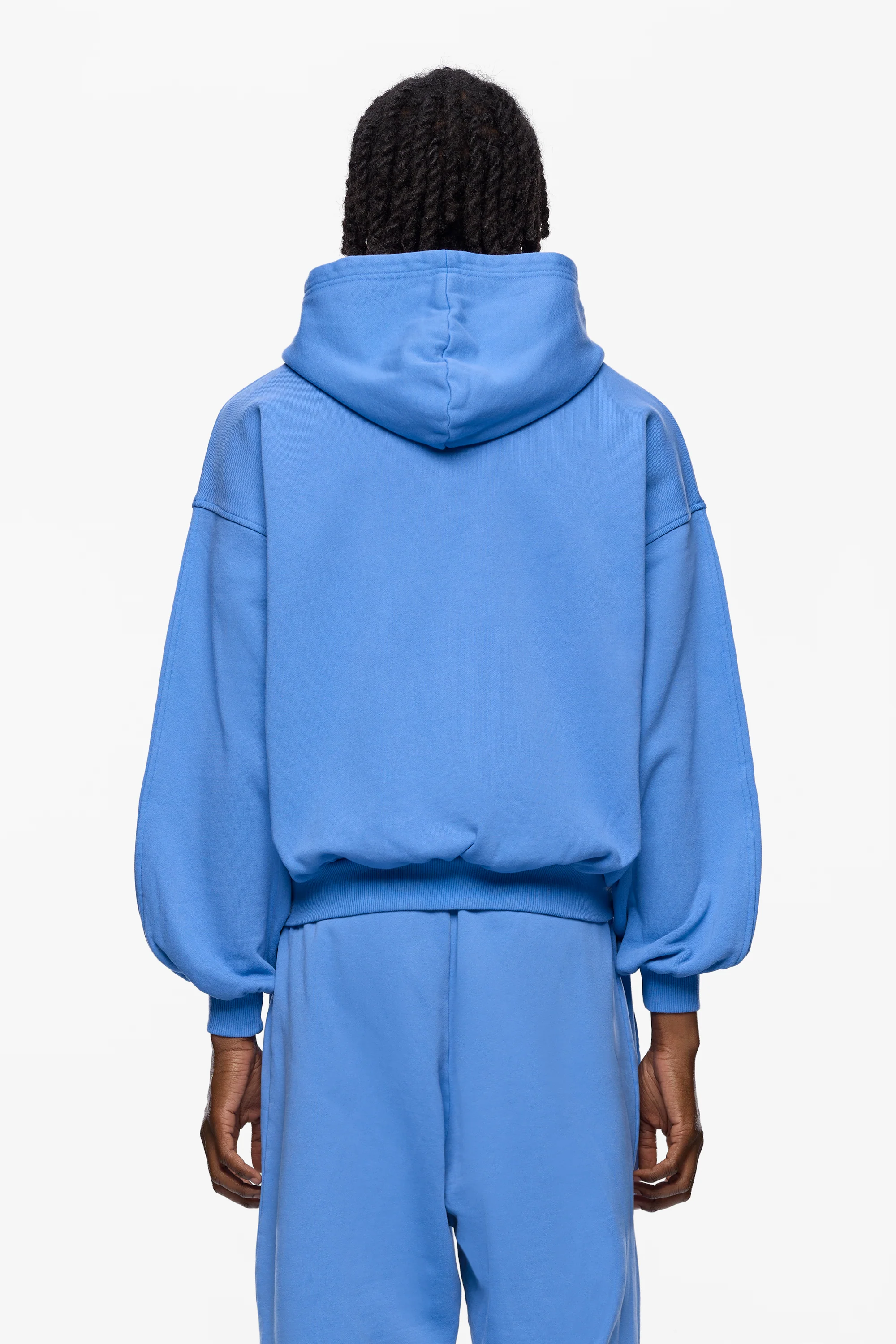 Washed Blank Zip Hoodie - Image 4